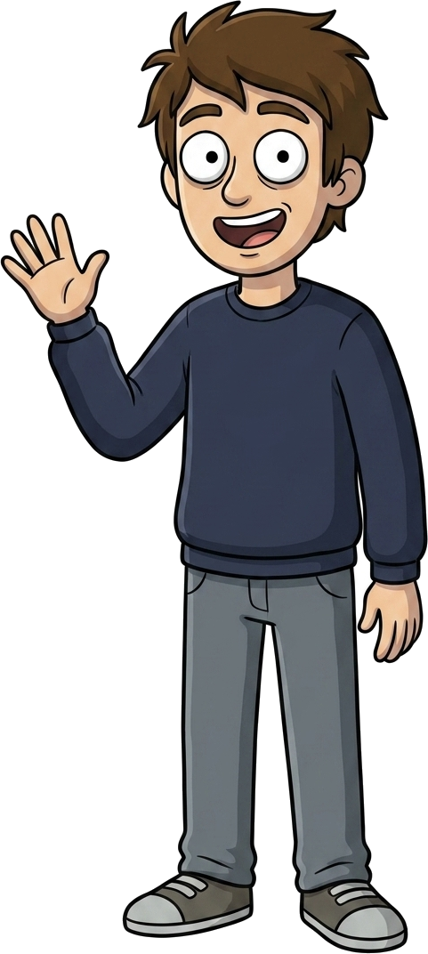 A Human Beanz character