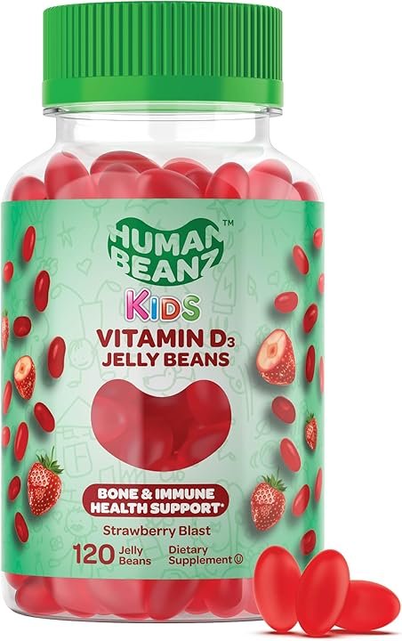 Human Beanz Kids Vitamin D3 jelly bean vitamins