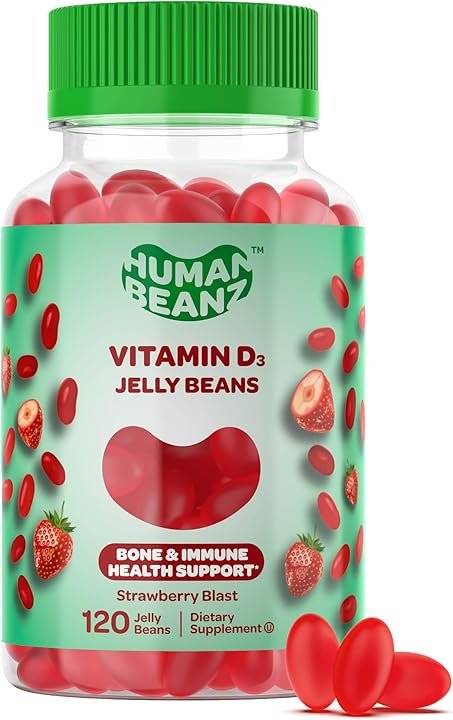 Human Beanz Vitamin D3 jelly bean vitamins