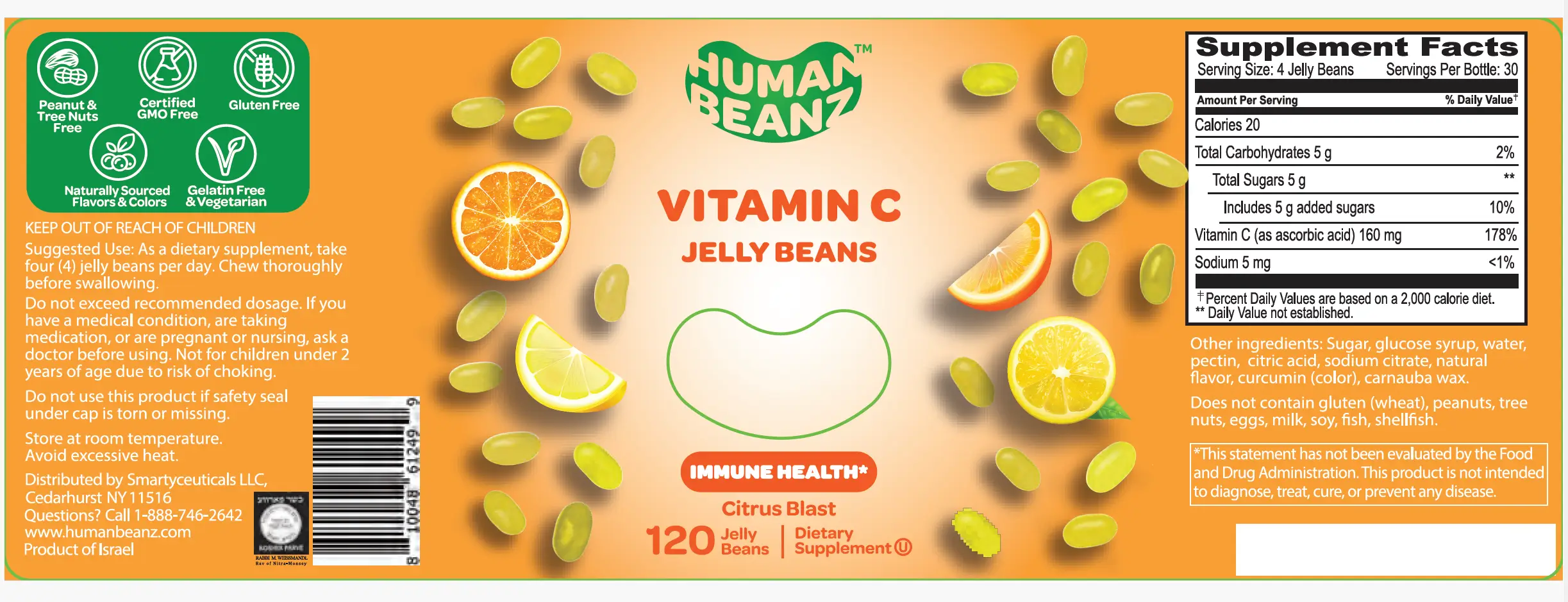 Vitamin C immune support supplement icon