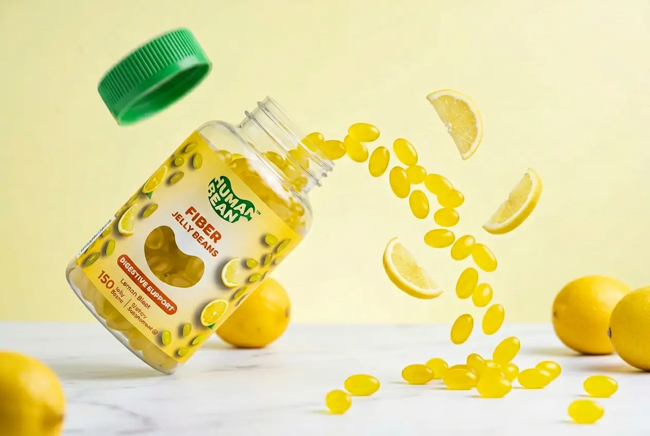 fiber supplement for adults - Human Beanz soluble fiber gummies bottle